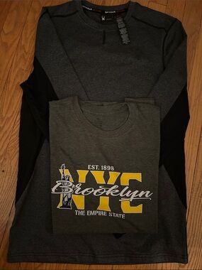 Spyder Men’s Charcoal & Olive NYC Brooklyn Graphic Tee